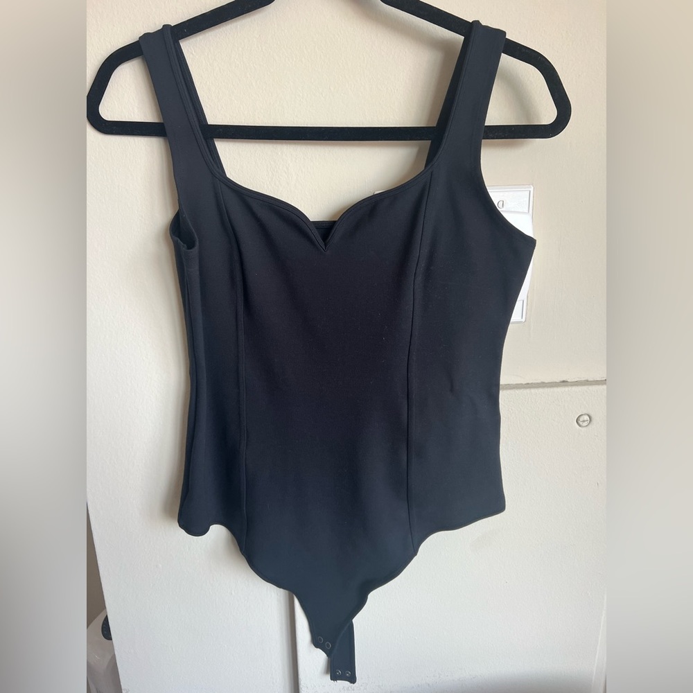 Abercrombie Ponte Corset Sweetheart Bodysuit